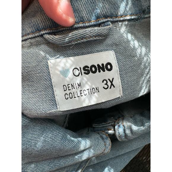 NWT cisono denim jean jacket - Picture 7 of 9